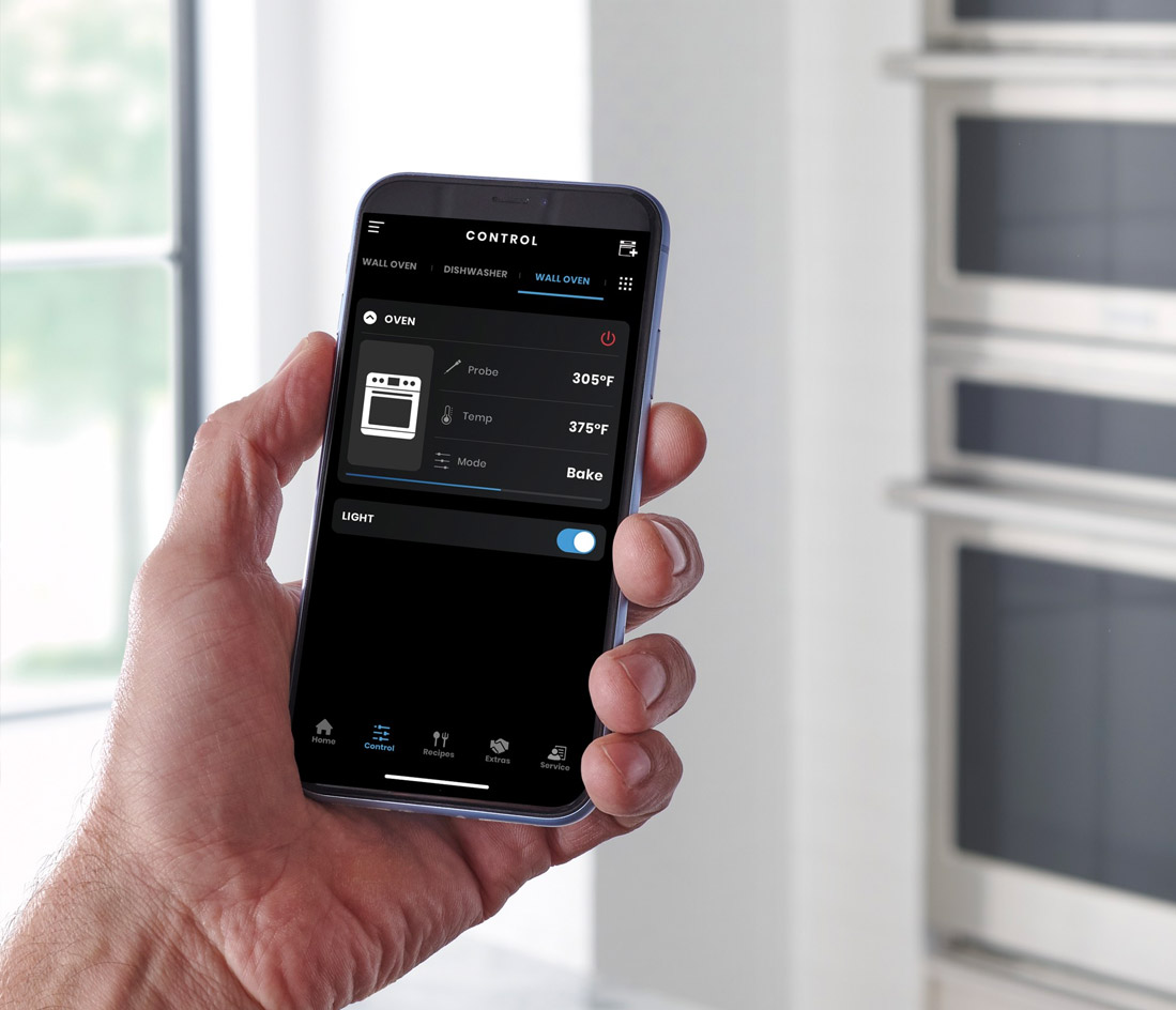 wall oven control