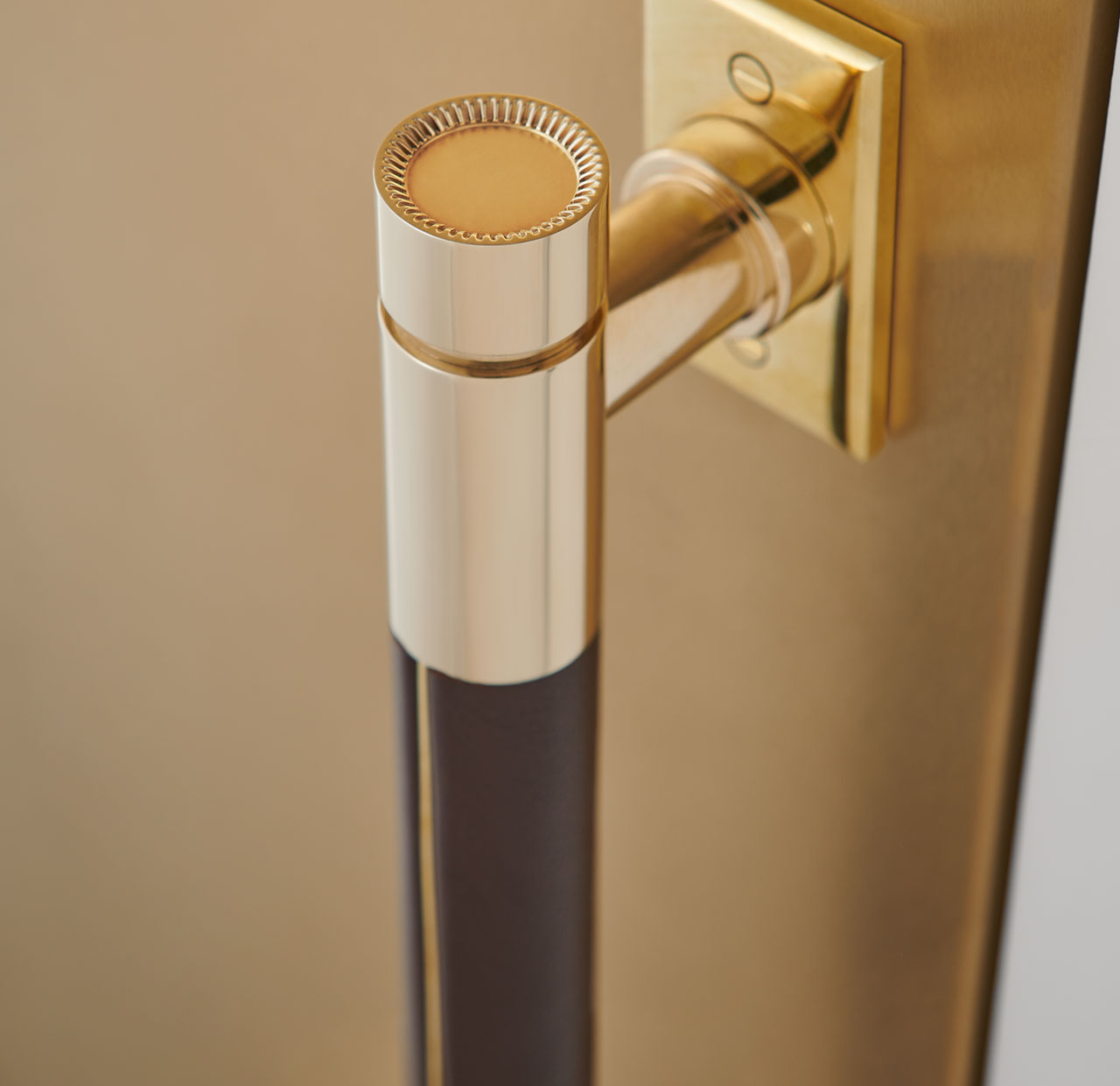 Close up of Designer Collection Handle