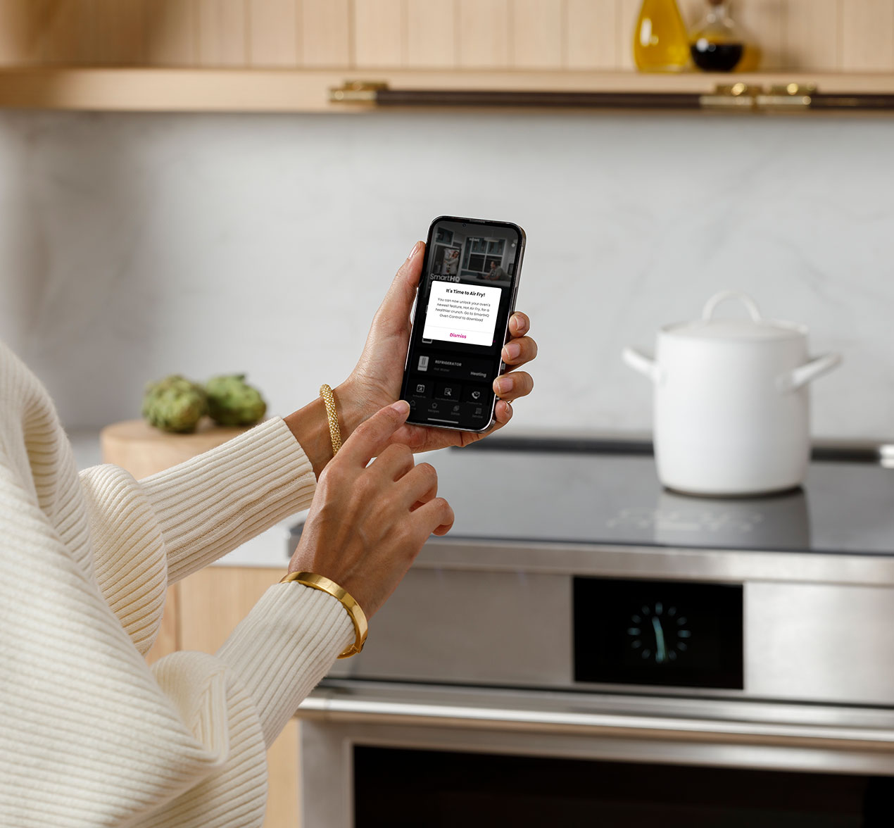 Controlling with the SmartHQ app
